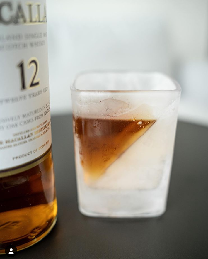 Corkcicle Whiskey Wedge Glass