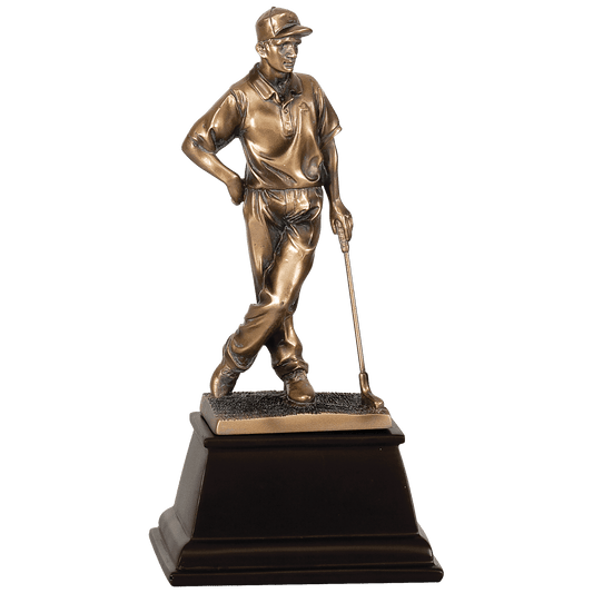 Bronze Golf Resin Award - Mens