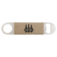 Bartender's Bottle Opener with Leatherette Handle