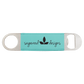 Bartender's Bottle Opener with Leatherette Handle